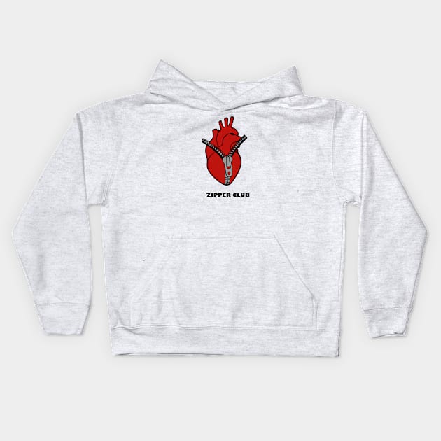 Zipper heart Kids Hoodie by Mermaidssparkle